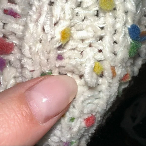 LEA & VIOLA Printed Quarter-Zip Sweater - Picture 10 of 10